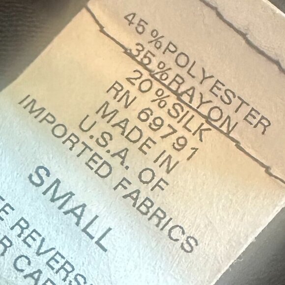 Violet Kay Silk Blend Kimono Blouse Sweater Top Jacket Size Small Women's - Picture 10 of 11